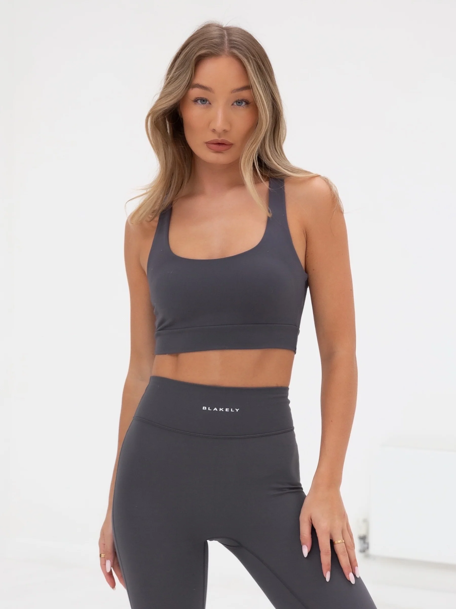 Ultimate Active Bra - Charcoal - Image 3