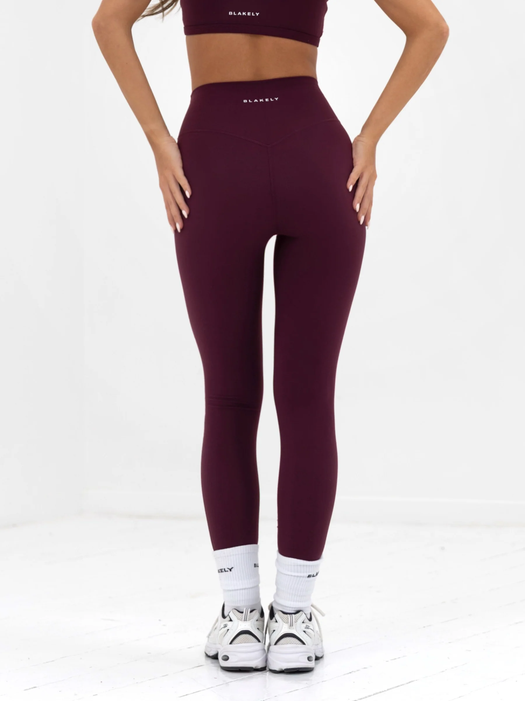 Ultimate Active Leggings - Dark Cherry - Image 2