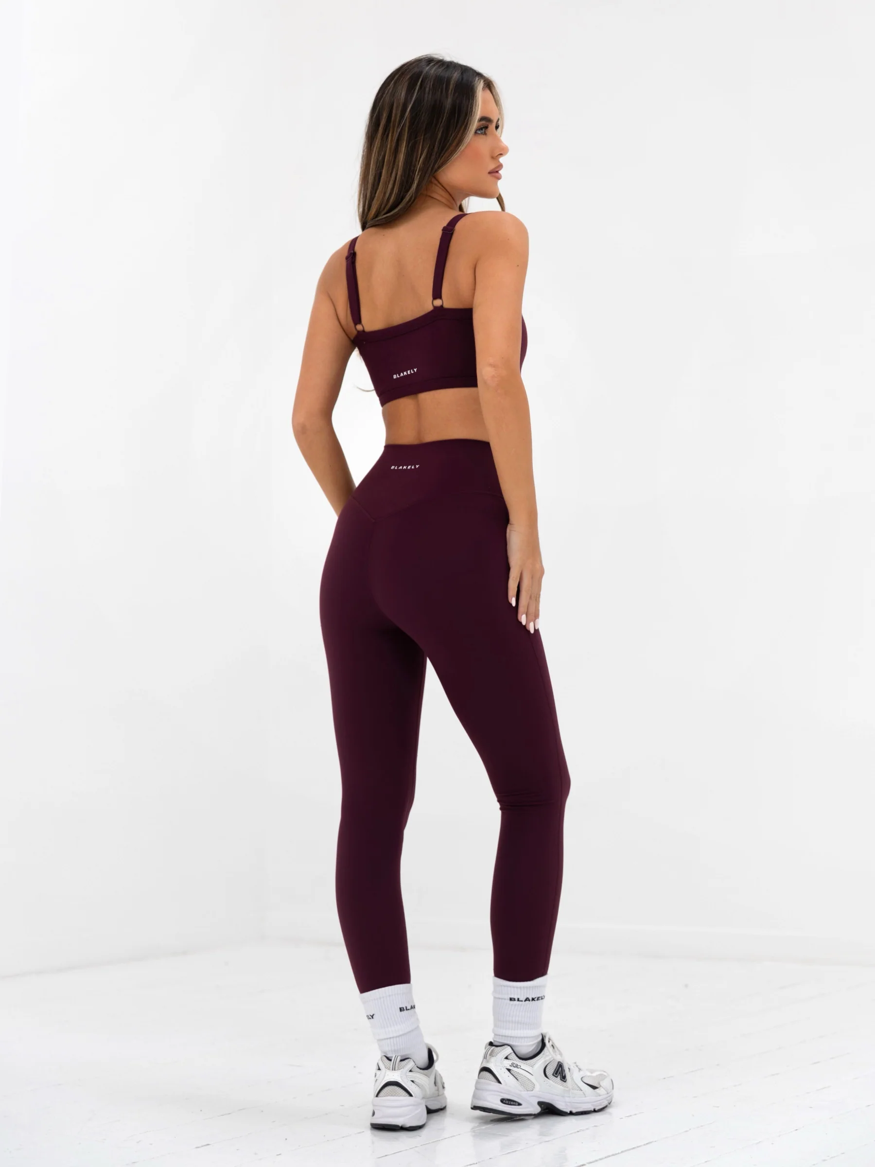 Ultimate Active Leggings - Dark Cherry - Image 4