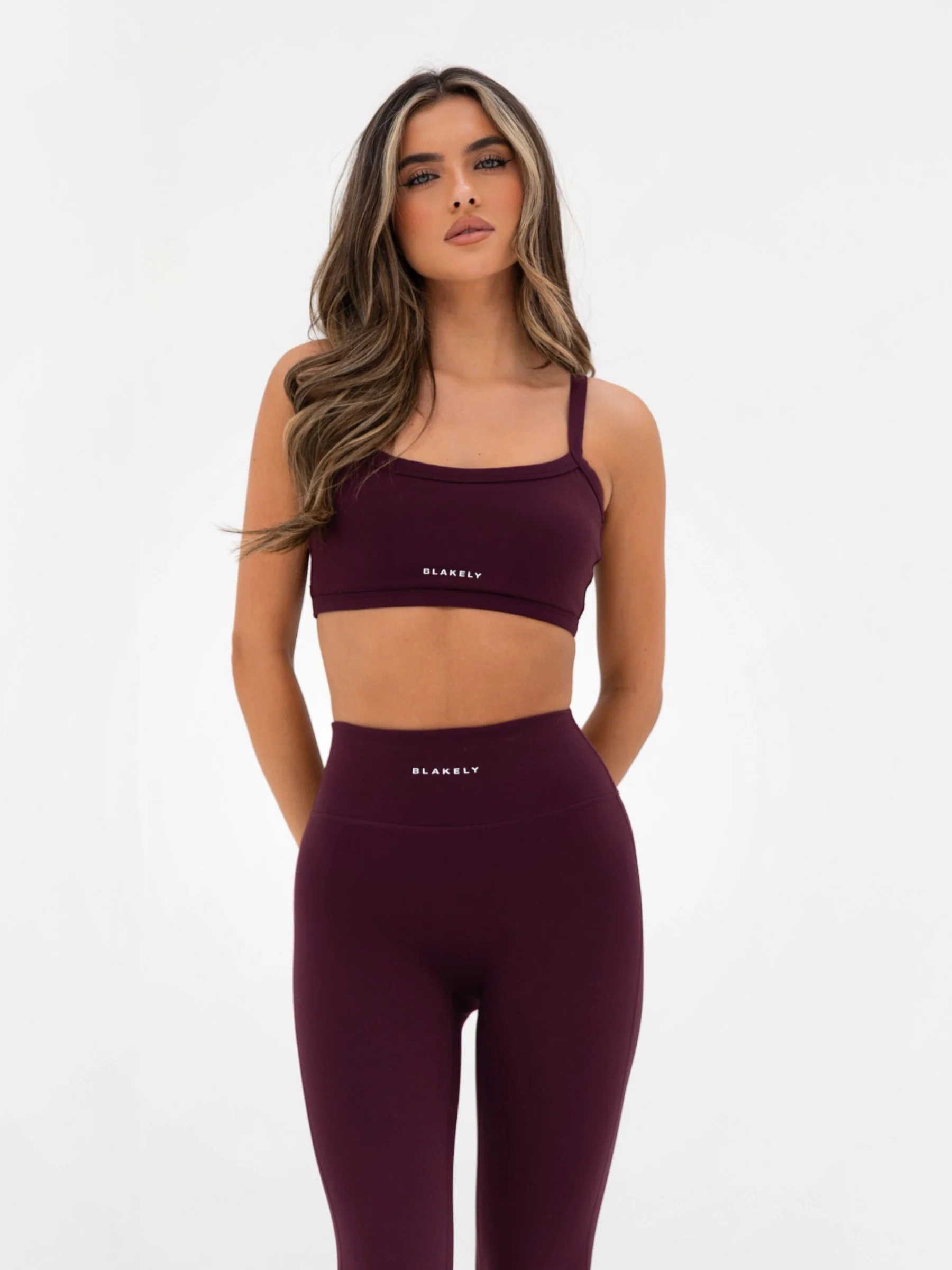 Ultimate Active Leggings - Dark Cherry - Image 5