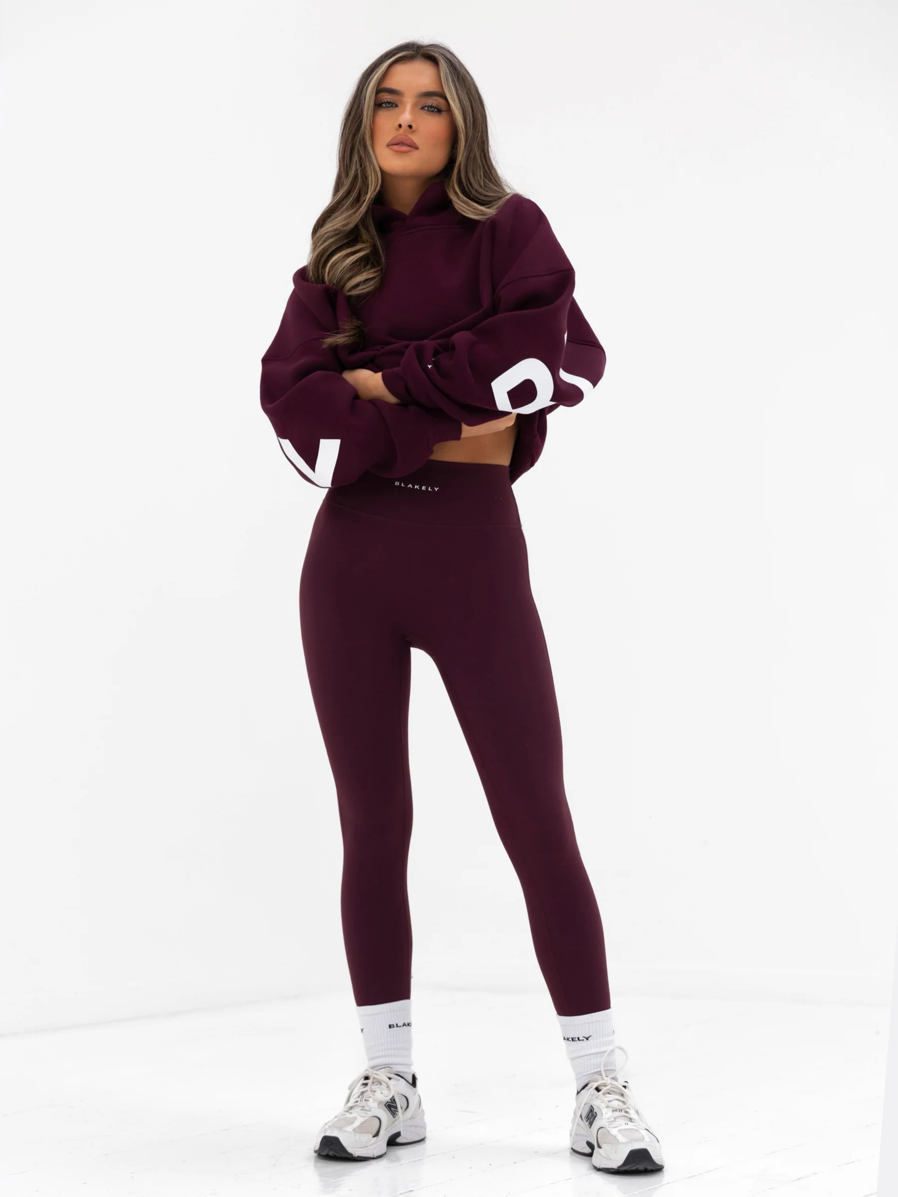 Ultimate Active Leggings - Dark Cherry - Image 6