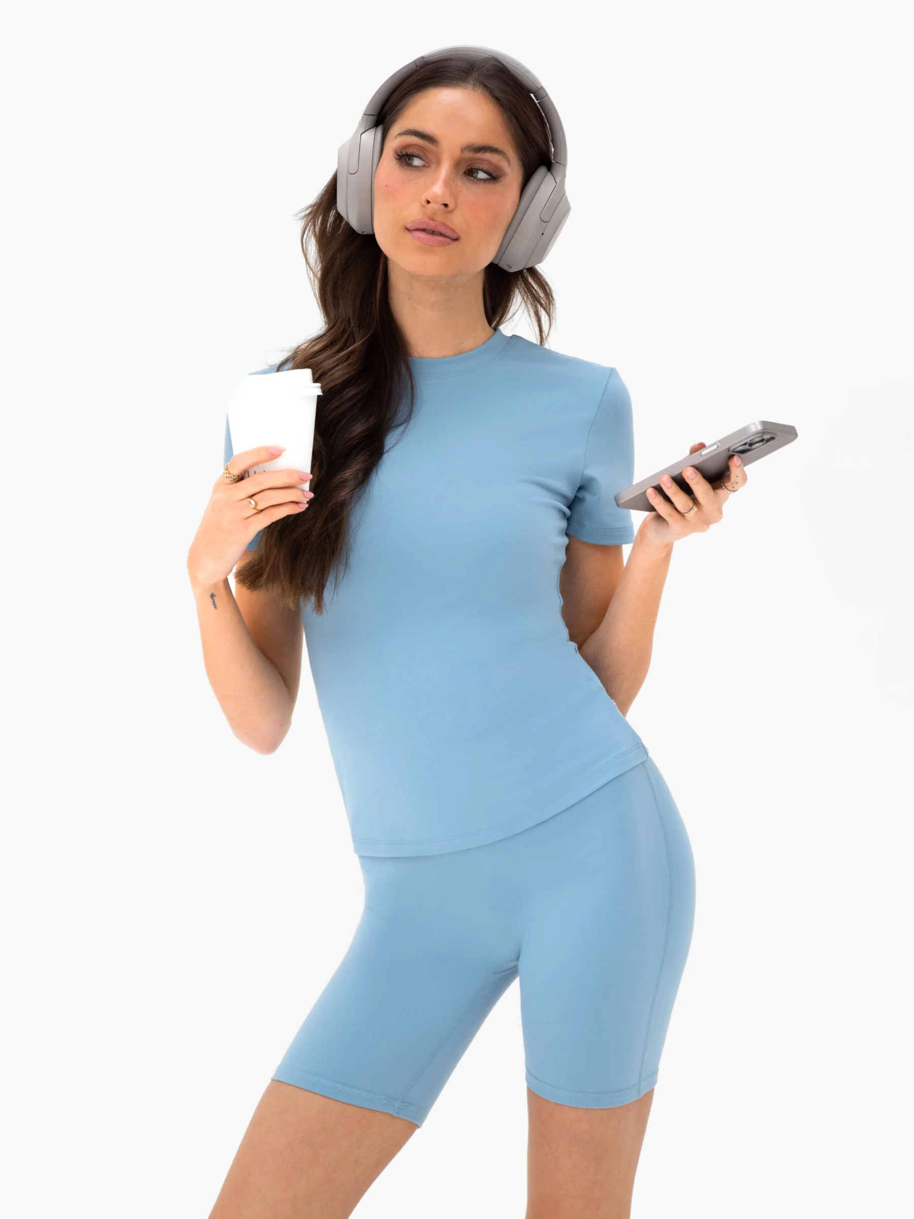 Ultimate Soft Lifestyle Shorts - Mid Blue - Image 5