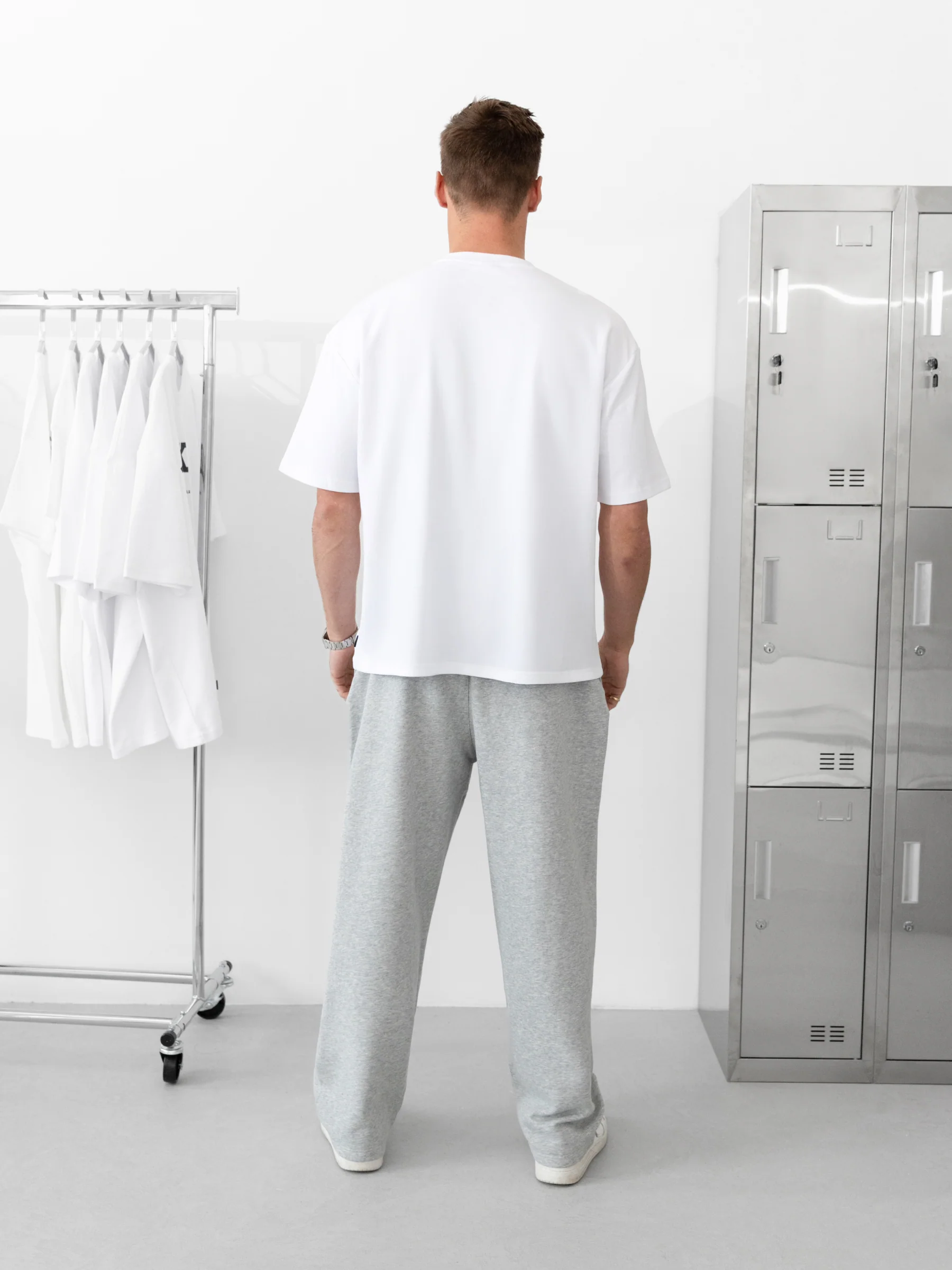 Varsity Unfitted T-Shirt - White & Black - Image 4