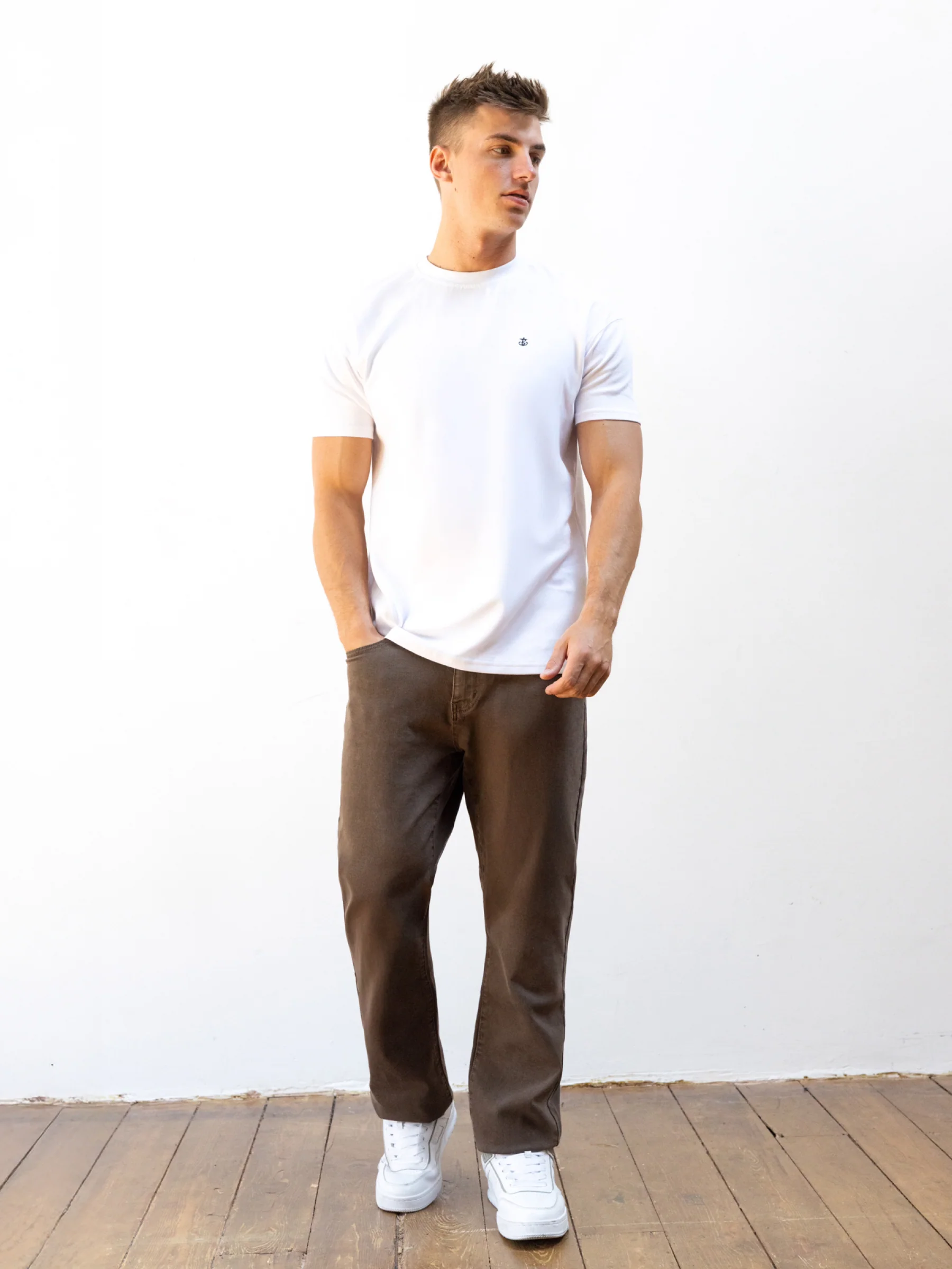 Vol.15 Loose Fitting Jeans - Brown - Image 3