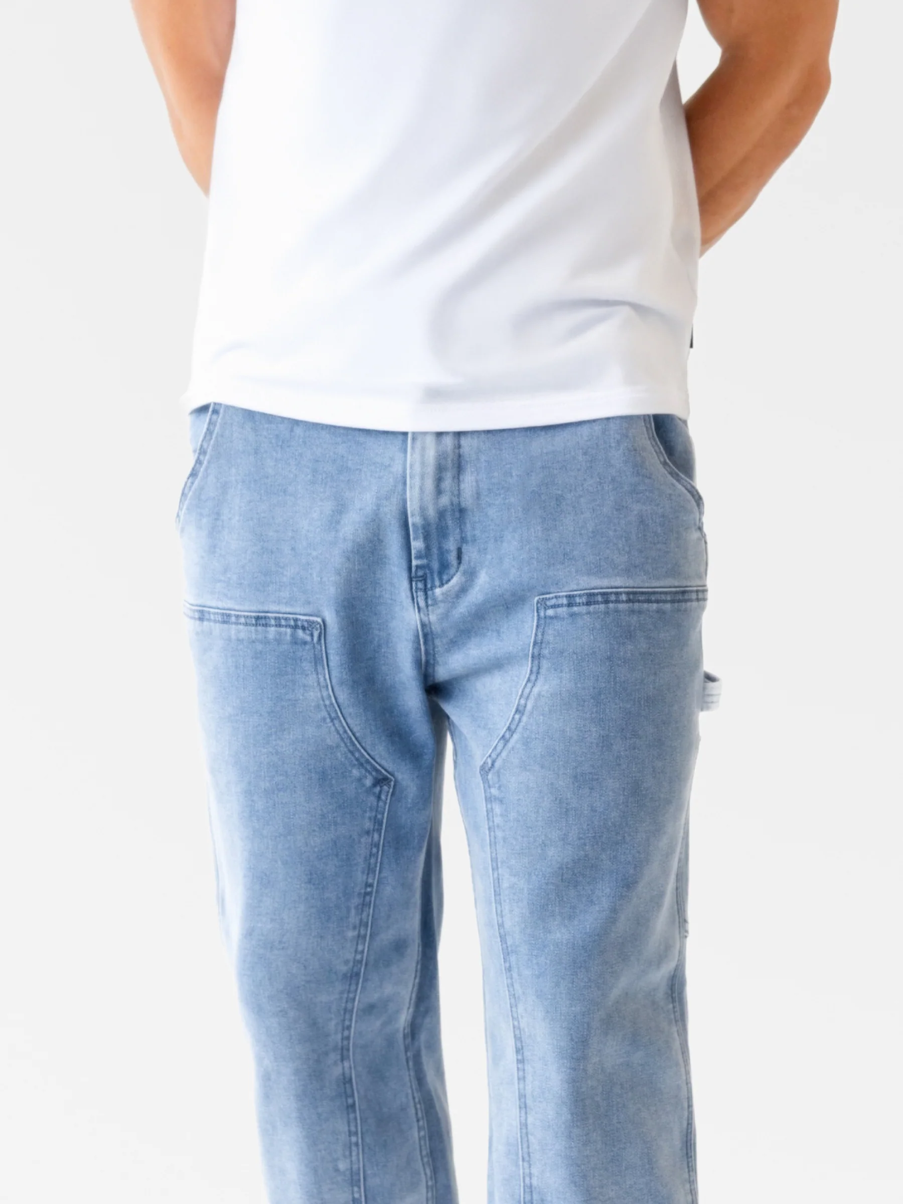 Vol.21 Panel Jeans - Washed Blue - Image 3