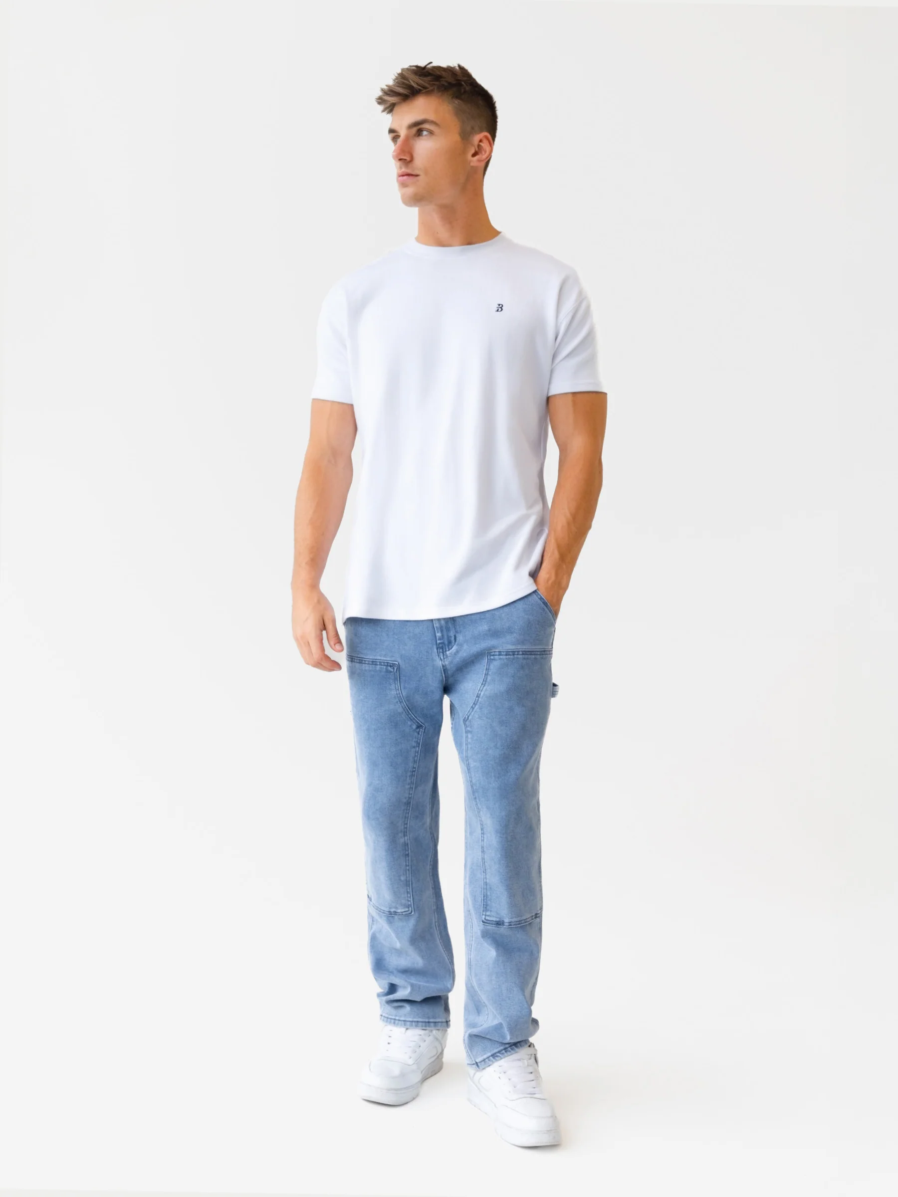 Vol.21 Panel Jeans - Washed Blue - Image 4