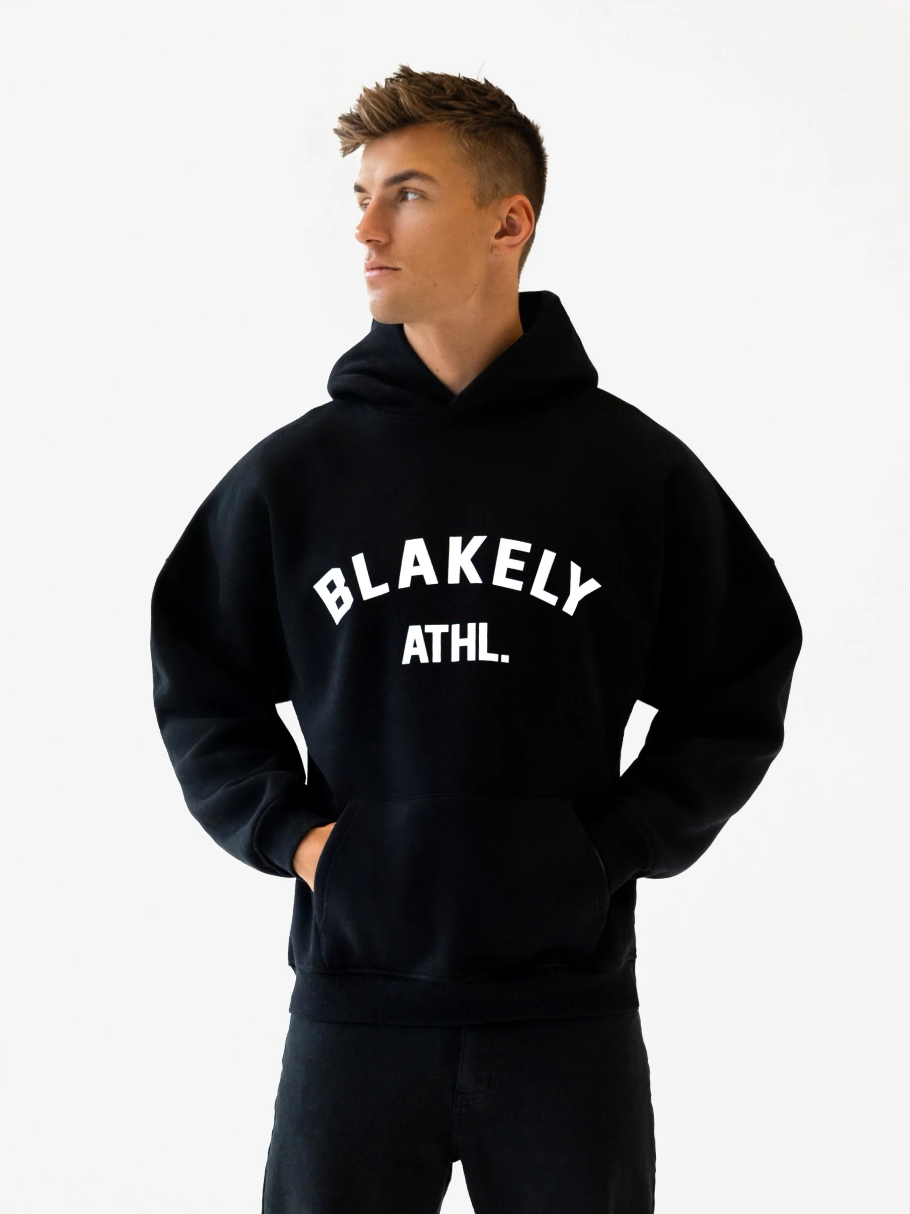 Zion Relaxed Hoodie - Black