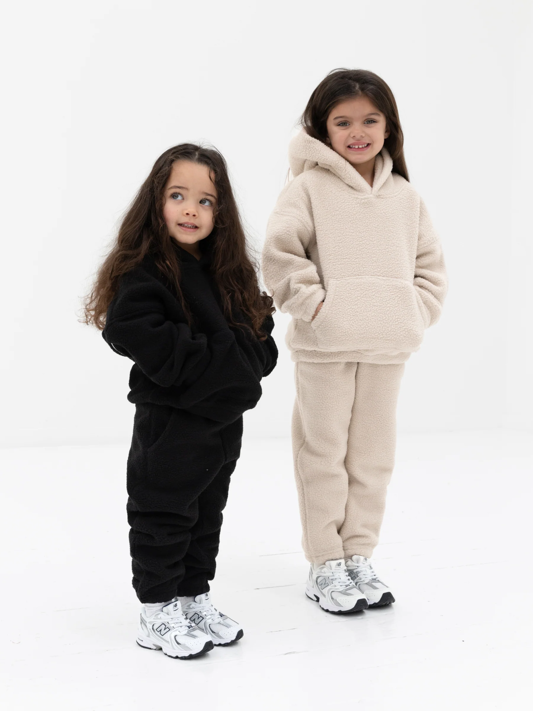Mini Blakely Borg Sweatpants - Tan - Image 5