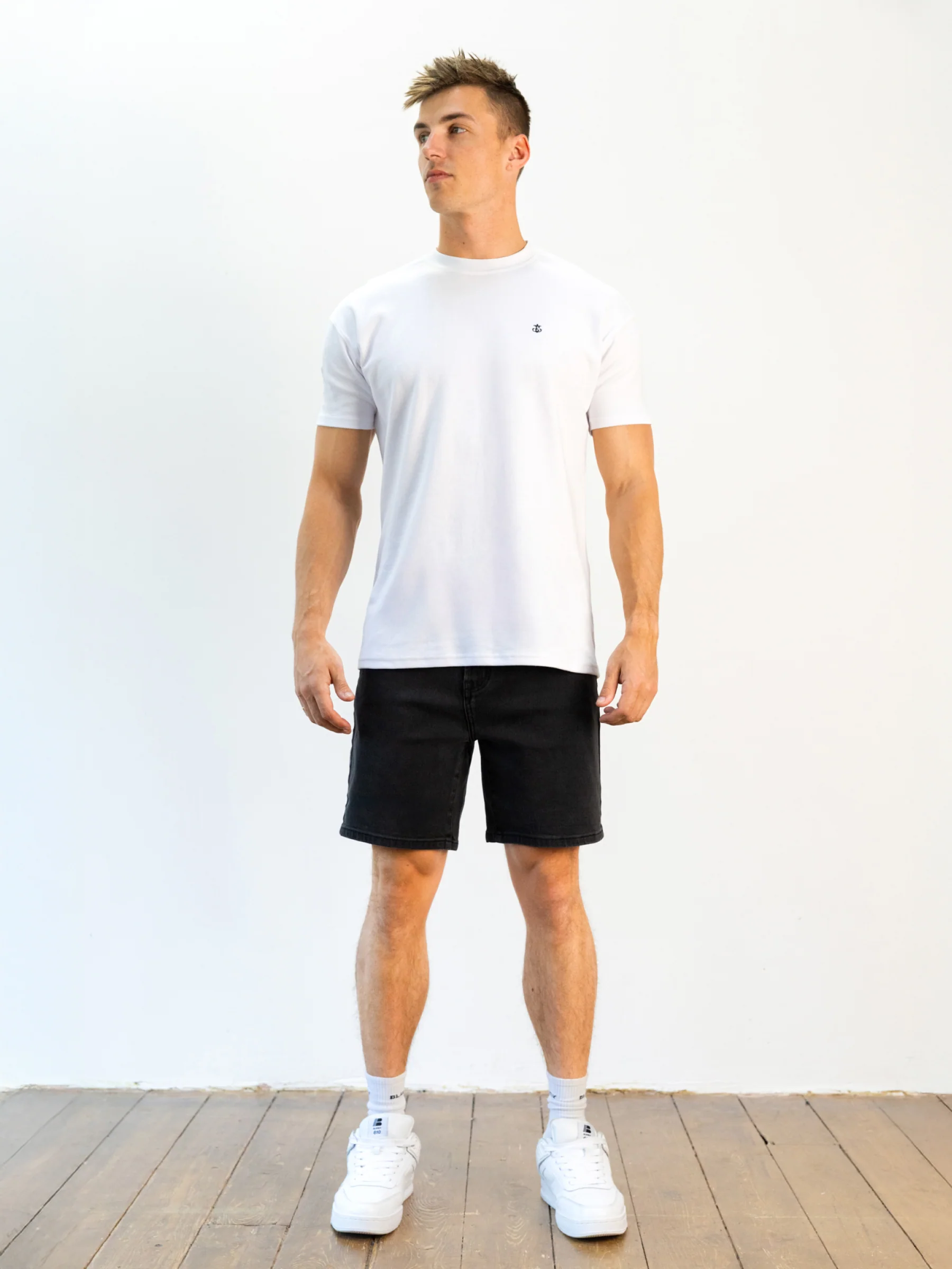Blakely Denim Shorts - Black - Image 2